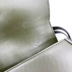Celine Smooth Calfskin Tabou Clutch On Strap Olive Celine Smooth Calfskin Tabou Clutch On Strap Olive