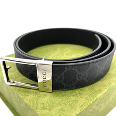GUCCI GG belt with rectangular buckle Size 110 GUCCI GG belt with rectangular buckle Size 110