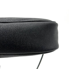 Saint Laurent Grain De Poudre Matelasse Monochrome Monogram Mini Lou Camera Bag Black Saint Laurent Grain De Poudre Matelasse Monochrome Monogram Mini Lou Camera Bag Black
