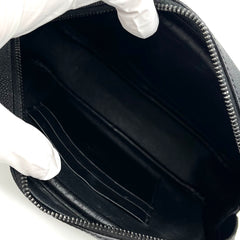 Saint Laurent Grain De Poudre Matelasse Monochrome Monogram Mini Lou Camera Bag Black Saint Laurent Grain De Poudre Matelasse Monochrome Monogram Mini Lou Camera Bag Black