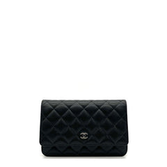 Chanel Caviar Quilted Wallet on Chain WOC Black Chanel Caviar Quilted Wallet on Chain WOC Black