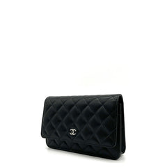 Chanel Caviar Quilted Wallet on Chain WOC Black Chanel Caviar Quilted Wallet on Chain WOC Black