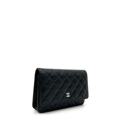 Chanel Caviar Quilted Wallet on Chain WOC Black Chanel Caviar Quilted Wallet on Chain WOC Black