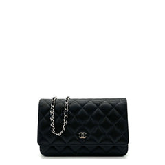 Chanel Caviar Quilted Wallet on Chain WOC Black Chanel Caviar Quilted Wallet on Chain WOC Black