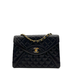 Chanel Black Quilted Lambskin Paris Limited Flap Medium 2015-2016 Chanel Black Quilted Lambskin Paris Limited Flap Medium 2015-2016
