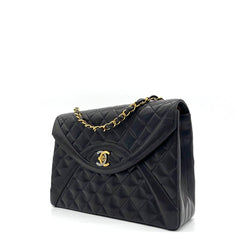 Chanel Black Quilted Lambskin Paris Limited Flap Medium 2015-2016 Chanel Black Quilted Lambskin Paris Limited Flap Medium 2015-2016