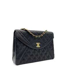 Chanel Black Quilted Lambskin Paris Limited Flap Medium 2015-2016 Chanel Black Quilted Lambskin Paris Limited Flap Medium 2015-2016
