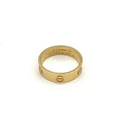 Cartier LOVE ring, Classic Model 61 Cartier LOVE ring, Classic Model 61