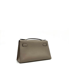 Hermes Swift Kelly Pochette Clutch Etoupe Hermes Swift Kelly Pochette Clutch Etoupe