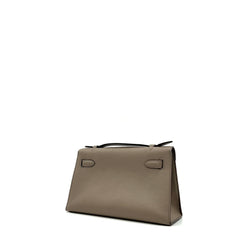 Hermes Swift Kelly Pochette Clutch Etoupe Hermes Swift Kelly Pochette Clutch Etoupe