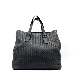 Bottega Veneta Nappa Intrecciato Belted Tote Bottega Veneta Nappa Intrecciato Belted Tote