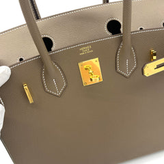 Hermes Epsom Birkin 30 Etoupe Hermes Epsom Birkin 30 Etoupe