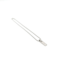 Tiffany & Co Vintage 18K Diamond Atlas Bar Pendant Necklace Tiffany & Co Vintage 18K Diamond Atlas Bar Pendant Necklace