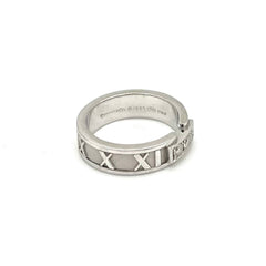 Tiffany & Co Atlas Diamond Ring 18Kt White Gold 0.15Ct Size 6 Tiffany & Co Atlas Diamond Ring 18Kt White Gold 0.15Ct Size 6