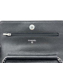Chanel Caviar Quilted Wallet on Chain WOC Black 2020 Chanel Caviar Quilted Wallet on Chain WOC Black 2020