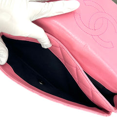 Chanel Shiny Goatskin Quilted Small Double Carry Waist Chain Flap Pink 2016-2017 Chanel Shiny Goatskin Quilted Small Double Carry Waist Chain Flap Pink 2016-2017