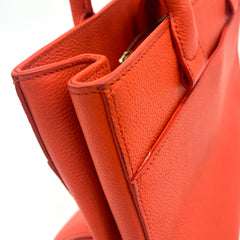 CHANEL Grained Calfskin Small Neo Executive Shopper Tote Red 2017 CHANEL Grained Calfskin Small Neo Executive Shopper Tote Red 2017
