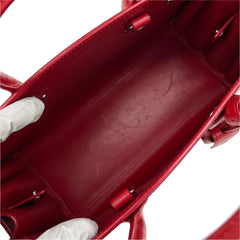 Saint Laurent small sac de jour top handle bag in matte embossed crocodile Leather Red Saint Laurent small sac de jour top handle bag in matte embossed crocodile Leather Red