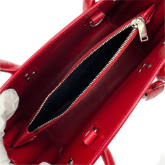 Saint Laurent small sac de jour top handle bag in matte embossed crocodile Leather Red Saint Laurent small sac de jour top handle bag in matte embossed crocodile Leather Red