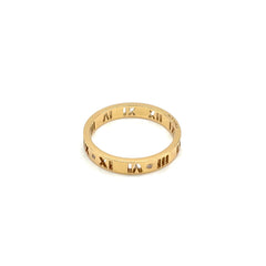 Tiffany & Co. Tiffany Atlas Pierced Diamond Ring 18K Yellow Gold Ring Tiffany & Co. Tiffany Atlas Pierced Diamond Ring 18K Yellow Gold Ring