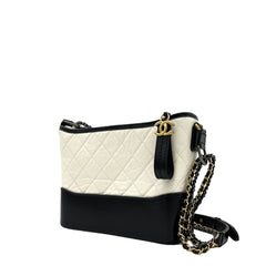CHANEL Aged Calfskin Quilted Medium Gabrielle Hobo White CHANEL Aged Calfskin Quilted Medium Gabrielle Hobo White