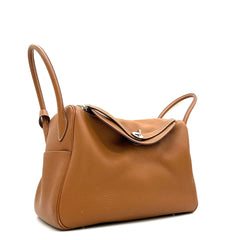 HERMES Taurillon Clemence Lindy 34 Gold HERMES Taurillon Clemence Lindy 34 Gold