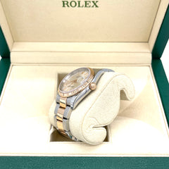 Rolex Datejust 36 Rose Gold Silver Dial Fluted Bezel Watch Model # 116231 Serial #G780*** Rolex Datejust 36 Rose Gold Silver Dial Fluted Bezel Watch Model # 116231 Serial #G780***