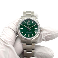 Rolex Oyster Perpetual 31 277200 Green Dial