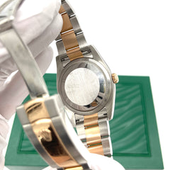 Rolex Datejust 36 Rose Gold Silver Dial Fluted Bezel Watch Model # 116231 Serial #G780*** Rolex Datejust 36 Rose Gold Silver Dial Fluted Bezel Watch Model # 116231 Serial #G780***