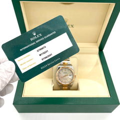 Rolex Datejust 36 Rose Gold Silver Dial Fluted Bezel Watch Model # 116231 Serial #G780*** Rolex Datejust 36 Rose Gold Silver Dial Fluted Bezel Watch Model # 116231 Serial #G780***