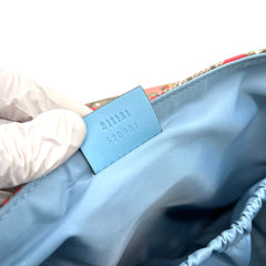 GUCCI GG 슈프림 모노그램 스타 프린트 기저귀 백 블루 멀티컬러 GUCCI GG 슈프림 모노그램 스타 프린트 기저귀 백 블루 멀티컬러