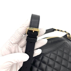 CHANEL 램스킨 바이 퀼팅 웨이스트 백 패니 팩 블랙 CHANEL 램스킨 바이 퀼팅 웨이스트 백 패니 팩 블랙