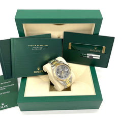 Rolex 116333 Wimbledon Datejust II Rolesor Slate Roman