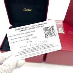 까르띠에 발롱 블루 드 까르띠에 시계 오토매틱 33mm 까르띠에 발롱 블루 드 까르띠에 시계 오토매틱 33mm