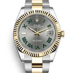 Rolex 116333 Wimbledon Datejust II Rolesor Slate Roman