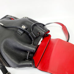 Christian Louboutin Explorafunk 블랙/블랙/블랙/멀티 송아지 털 백팩 오리지널 Christian Louboutin 목록 가격: $3,504.00 + 세금 Christian Louboutin Explorafunk 블랙/블랙/블랙/멀티 송아지 털 백팩 오리지널 Christian Louboutin 목록 가격: $3,504.00 + 세금