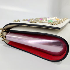 CHRISTIAN LOUBOUTIN 팔로마 클러치 송아지 가죽 EMP/SP LOUBINTHESKY GRANITE CHRISTIAN LOUBOUTIN 팔로마 클러치 송아지 가죽 EMP/SP LOUBINTHESKY GRANITE