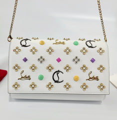 CHRISTIAN LOUBOUTIN 팔로마 클러치 송아지 가죽 EMP/SP LOUBINTHESKY GRANITE CHRISTIAN LOUBOUTIN 팔로마 클러치 송아지 가죽 EMP/SP LOUBINTHESKY GRANITE