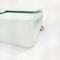 2022 Year Brand New Chanel 2.55 HANDBAG Aged Calfskin & Silver-Tone Metal Light Blue 2022 Year Brand New Chanel 2.55 HANDBAG Aged Calfskin & Silver-Tone Metal Light Blue