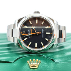 롤렉스 Milgauss Automatik Stahl Herrenuhr Oyster Perpetual Ref. 116400 B&P 2010 롤렉스 Milgauss Automatik Stahl Herrenuhr Oyster Perpetual Ref. 116400 B&P 2010