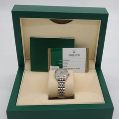 Rolex 179174 White Mother of  Pear 10 point Diamonds Rolex 179174 White Mother of  Pear 10 point Diamonds