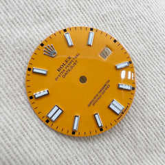 Rolex Oyster Perpetual Date Just Bright Orange Dial With Date 36mm