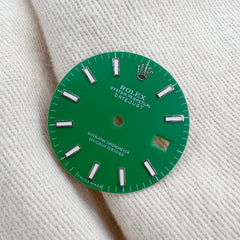 Rolex Oyster Perpetual Date Just Matte Green Dial With Date 36mm