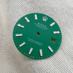 Rolex Oyster Perpetual Date Just Matte Green Dial With Date 36mm