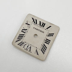 정품 까르띠에 미니 탱크 15 mm x 15mm 실버 스위스 다이얼 부품 보장 정품 까르띠에 미니 탱크 15 mm x 15mm 실버 스위스 다이얼 부품 보장