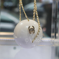 샤넬 CC 마크 볼 라인스톤/플라스틱 숄더백 샤넬 CC 마크 볼 라인스톤/플라스틱 숄더백