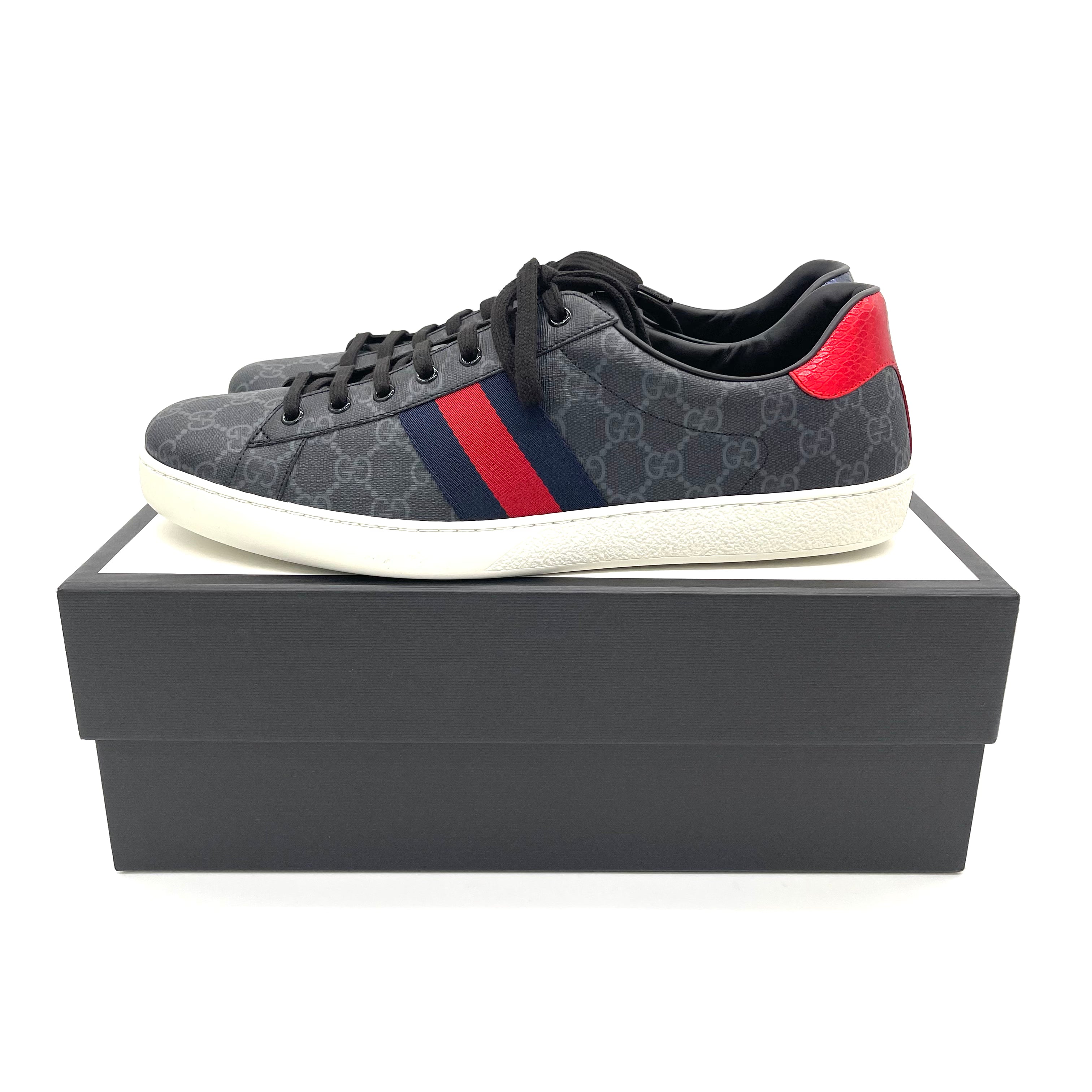 Gucci gg supreme sneaker black online