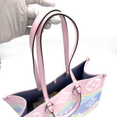 Brand New  LOUIS VUITTON Monogram Escale Onthego GM Pastel Brand New  LOUIS VUITTON Monogram Escale Onthego GM Pastel