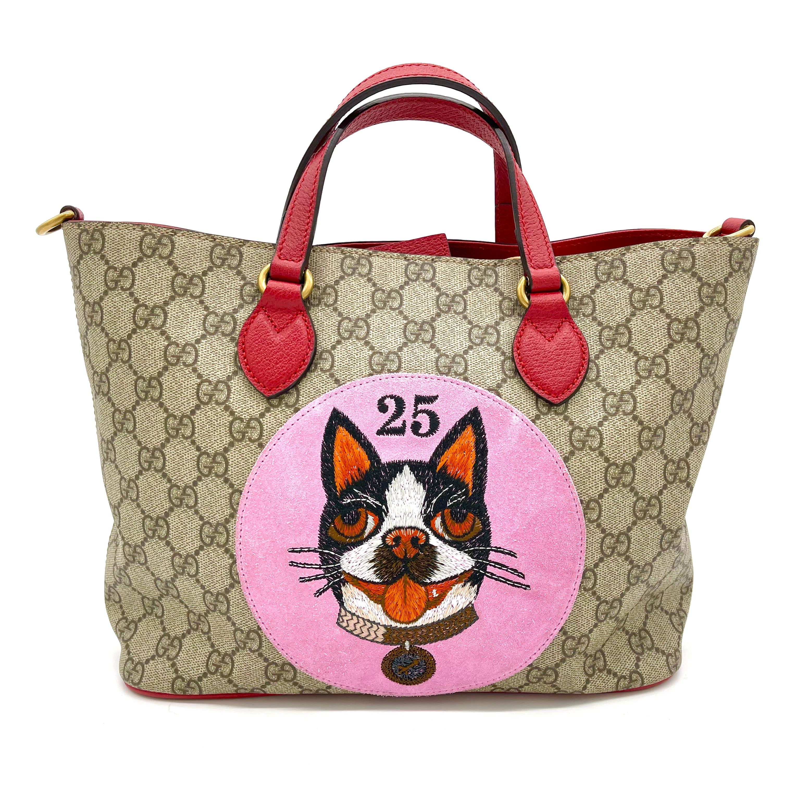 Gucci tote 2025 with patches