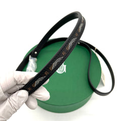 2022년 신제품 Goyard 블랙 도그 가죽끈 2022년 신제품 Goyard 블랙 도그 가죽끈